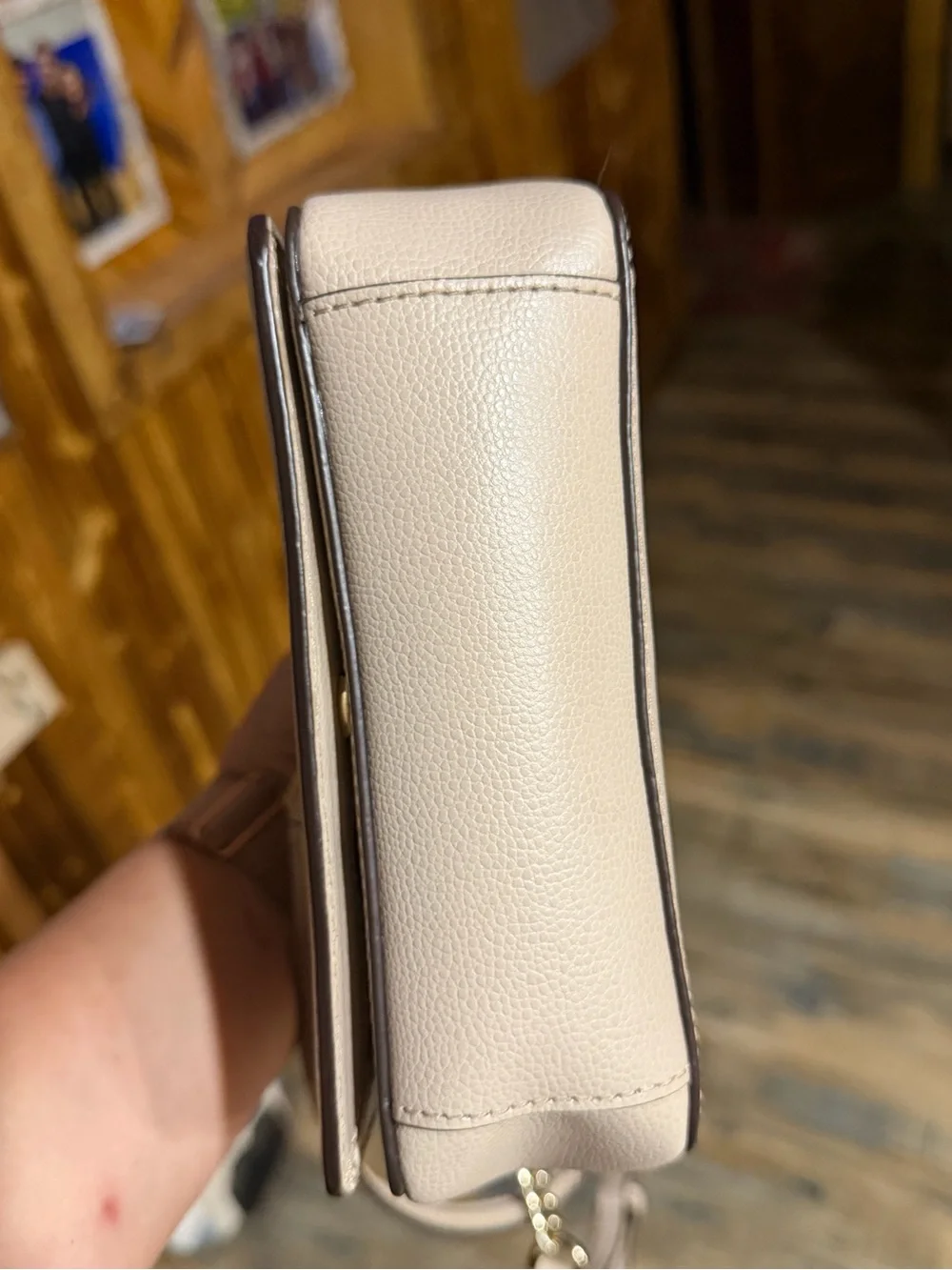 Kate Spade Patterson Drive Maisie Mini Leather Crossbody Taupe